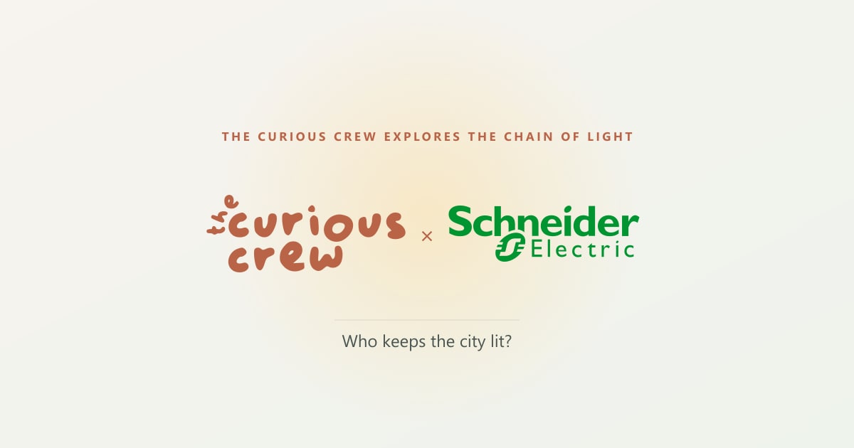 The Curious Crew Explores the Chain of Light: a children's story about electricity and the power grid, created with Schneider Electric