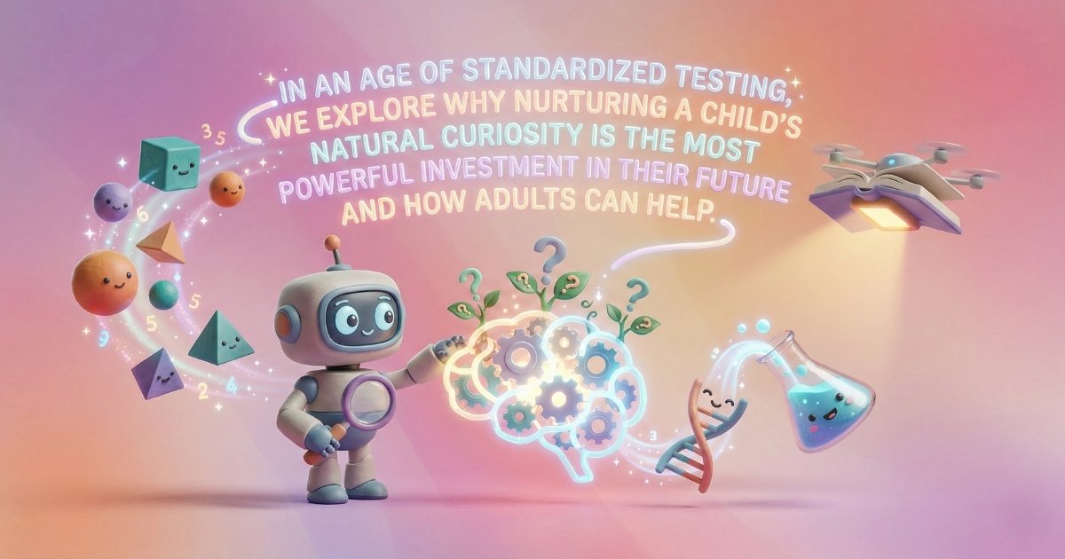 Child exploring nature with a magnifying glass nurturing curiosity in children through hands-on learning